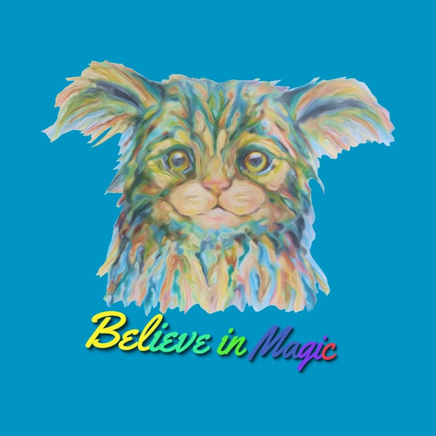 Believe in Magic Cute Forest Spirit by candimoonart