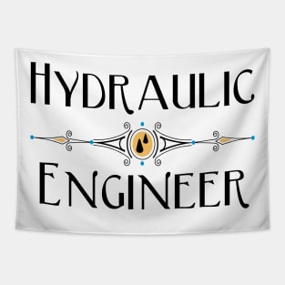 Hydraulic Engineer Decorative Line Tapestry