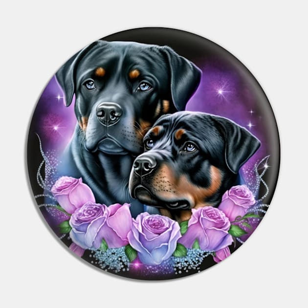 Rosey Rottweilers Pin by Enchanted Reverie