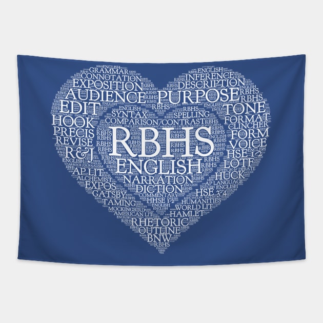 RBHS English Love Tapestry by beyerbydesign