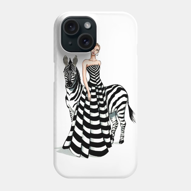 Dior Couture Phone Case by Ji Illustrator