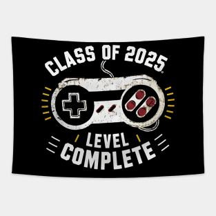 Class Of 2025 Level Complete 2025 Graduation Gamer Grad Tapestry