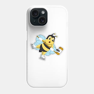 Bee Ice hockey Ice hockey stick Phone Case