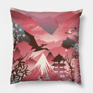 Pink Ranger Ukiyo E Pillow