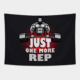 Just one more Rep Bodybuilder Tapestry