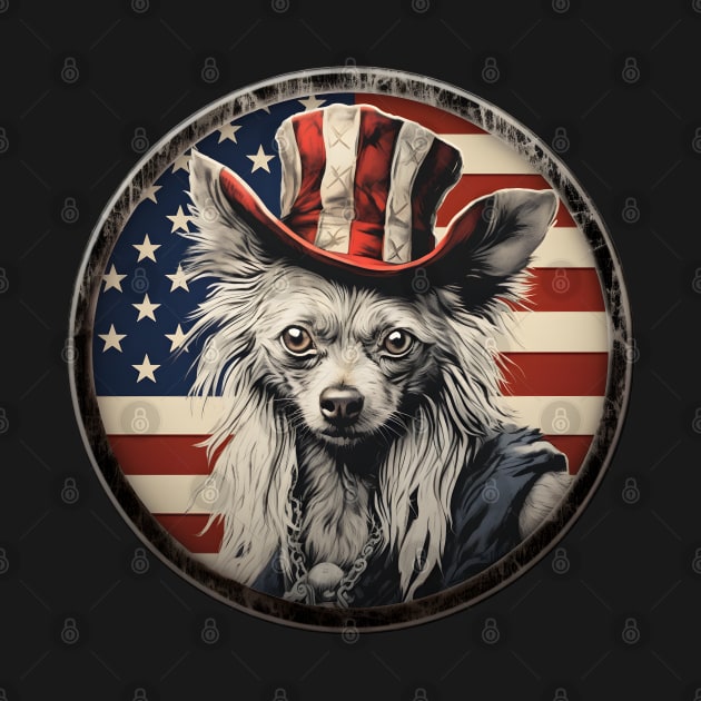 Patriotic Chinese Crested by NatashaCuteShop