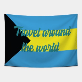 Travel Around the World - Bahamas Tapestry