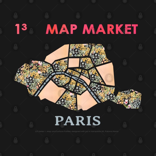 Paris Map - Full Size by Paloma Navio