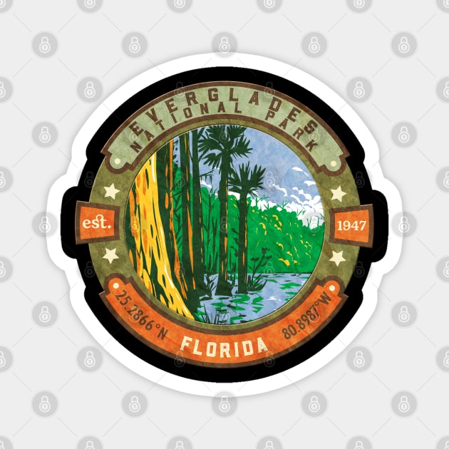 Everglades National Park Florida Magnet by JordanHolmes