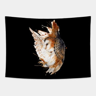 Flyng Owl Art Tapestry