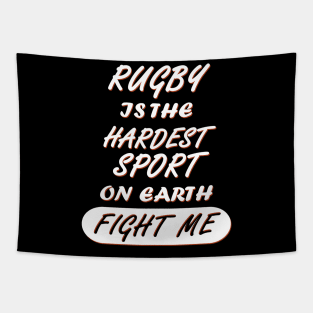 Rugby Sport Hookler Striker Players Women Line Out Tapestry