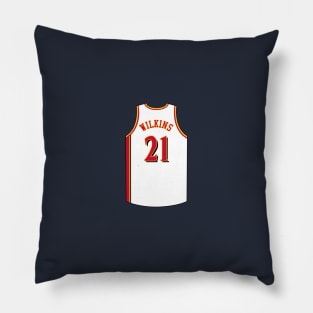 Dominique Wilkins Atlanta Jersey Qiangy Pillow