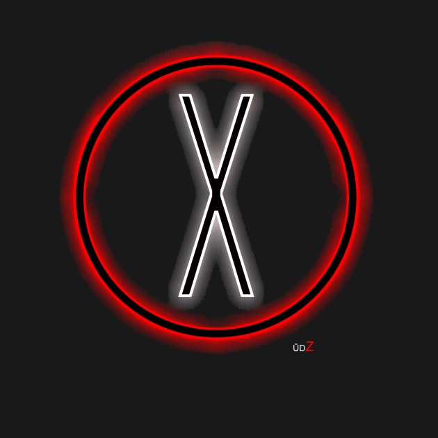 X-files logo glow by udezigns