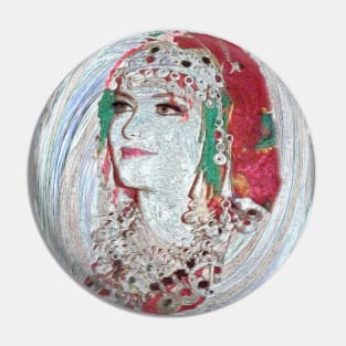 Lady of Atlas Pin