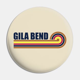 Gila Bend Arizona horizontal sunset Pin