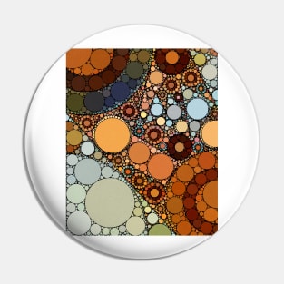 Circle Cubism Pin