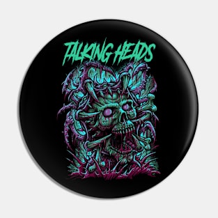 TALKING HEADS BAND Pin