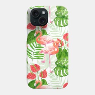 Flamingo garden Phone Case