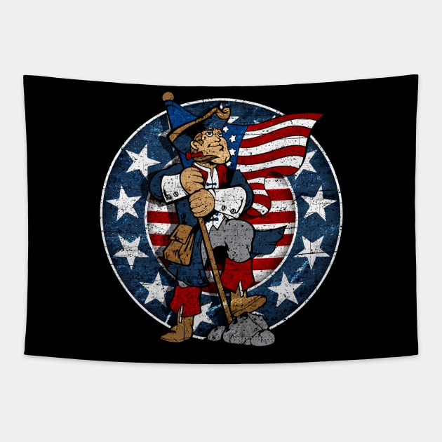 American Freedom Proud Patriot Tapestry by RadStar