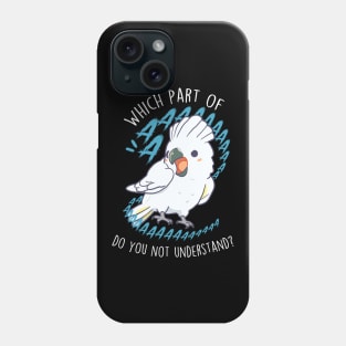 Umbrella Cockatoo Parrot Aaaa Phone Case