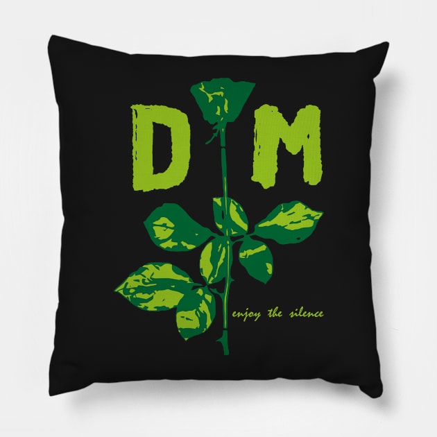 Devotee Rose - Green 2 Pillow by GermanStreetwear