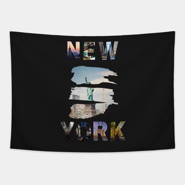 I Love New York Tapestry by DarioNelaj