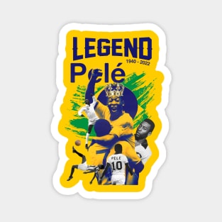 Pelé legend forever Goat Magnet