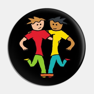 Three Legged Race Pin