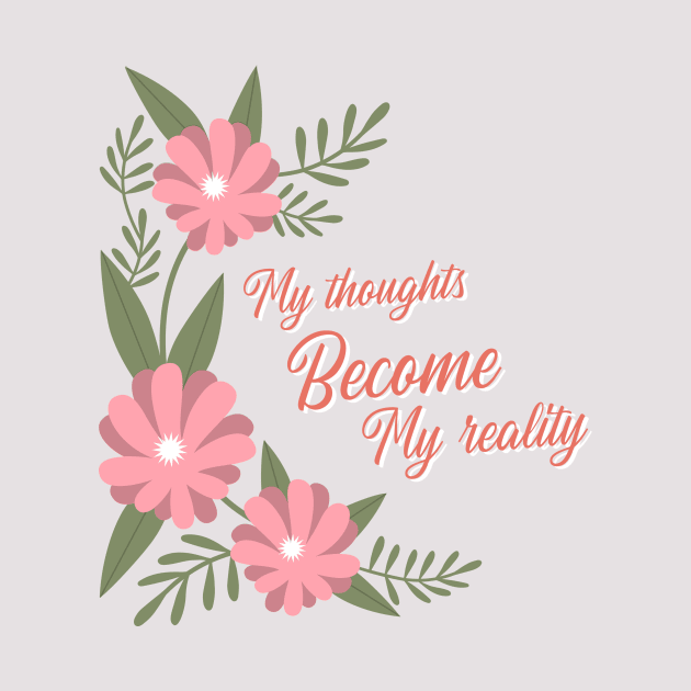 affirmations, aesthetic floral affirmation, self love by MarJul