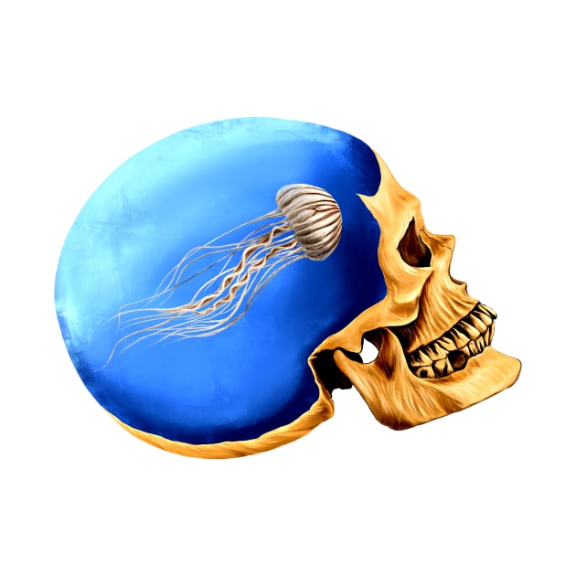 Jellyfish skull by Dutyfresh