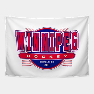 Winnipeg Hockey Retro, Vintage Jets Inspired 90s Throwback Tapestry