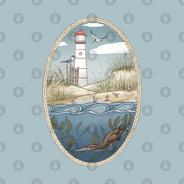 Coastal Beach Birds by Bee and Clover Designs