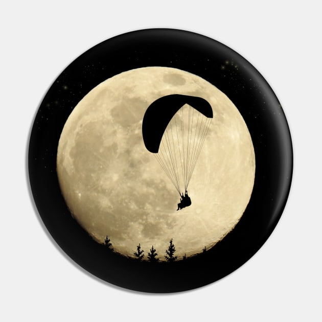 Paragliding moon Paragliding under a full moon Pin by BurunduXX-Factory