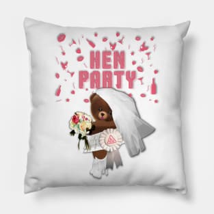 Getting Married. Hen's Party Pillow