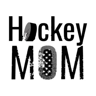 The Hockey Mom Black Design T-Shirt