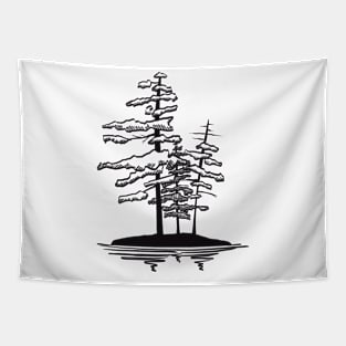 Canadian island time Tapestry