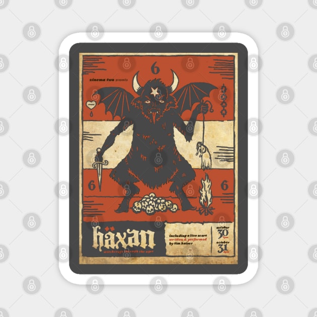 HAXAN : Witchcraft Through The Ages (1922) Magnet by The Curious Cabinet