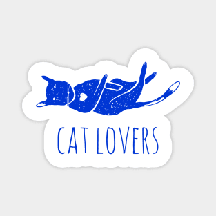 Cat lovers Magnet