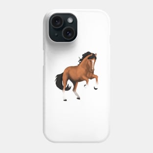 Rearing horse Phone Case
