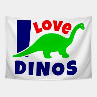 Funny quote I love dinos Tapestry