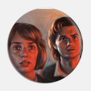 Steve & Robin - Stranger Things Pin