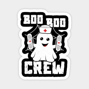 Boo Boo Crew Cute Nurse Ghost Costume Girls Funny Halloween Magnet