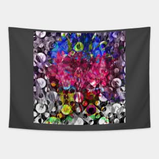 Psychedelic Flower Tapestry