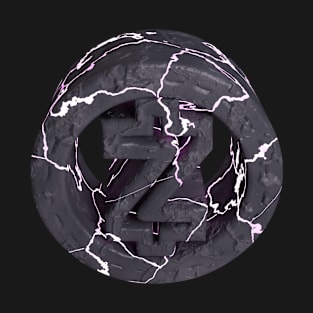 3D Zcash - Crack-Glow T-Shirt