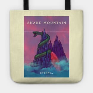 Snake Mountain, Enternia Travel Poster Tote