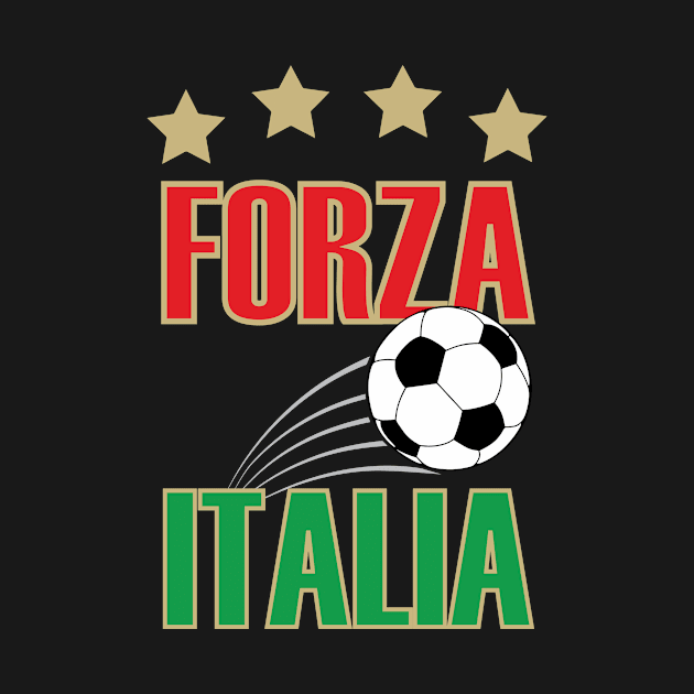 Forza Italia Calcio Italy Soccer by TheInkElephant