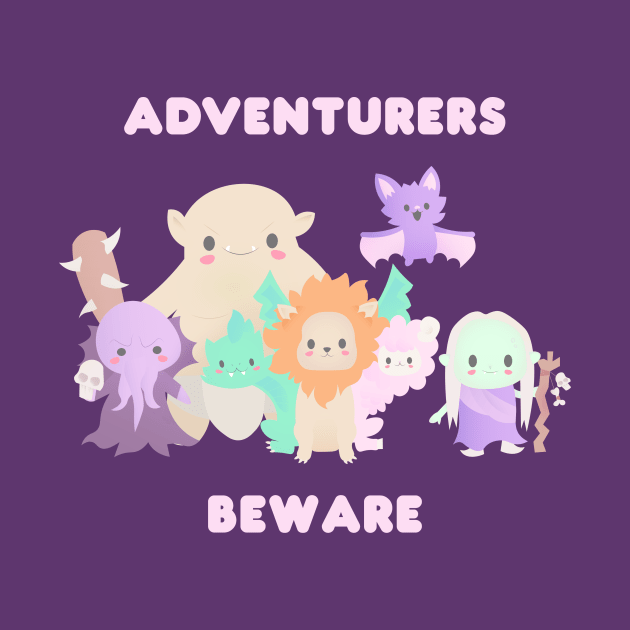 Kawaii Monsters - Adventurers Beware by FlutesLoot