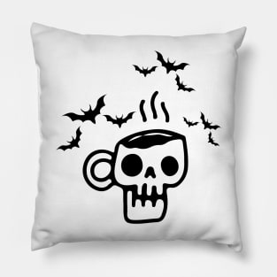 Spooky Halloween Coffee Pillow