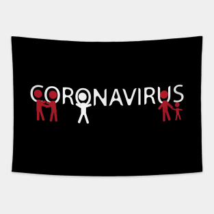 Coronavirus vs human Tapestry