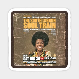 POSTER TOUR - SOUL TRAIN THE SOUTH LONDON 27 Magnet